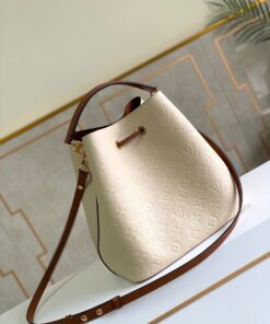 Louis Vuitton NeoNoe MM Bucket Bag Monogram Empreinte Creme For Women, Shoulder Bags 10.2in/26cm LV M45307 - Image 7