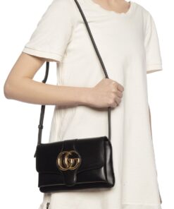 Alternative view of Gucci Arli Shoulder Bag – Black, For Women, 10in/26cm, 550129 0V10G 1000