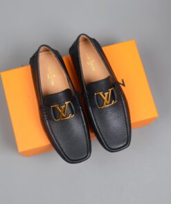 Louis Vuitton Monte Carlo Mocassin Loafers Black For Men - Image 8