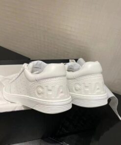 Chanel Sneakers White For Women, Women’s Shoes 0.4in/1cm G39225 - Image 7