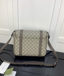 Gucci Messenger Bag Black For Men 28cm GG 658542 K9GSN 8358 - Image 5