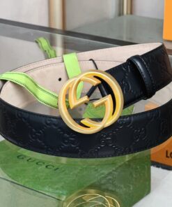 Alternative view of Gucci GG Marmont Reversible Belt Black, Women Belt