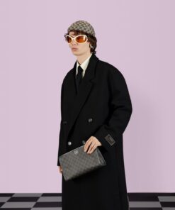 Alternative view of Gucci Ophidia GG Toiletry Case Supreme Canvas Grey For Men 11.2in/28.5cm ‎‎‎598234 UULBN 1244