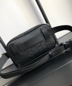 Gucci Gucci Off The Grid Belt Bag Black GG ECONYL® For Men  9.5in/24cm GG 631341 H9HBN 1000 - Image 4