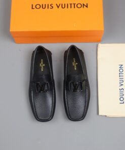 Louis Vuitton Monte Carlo Mocassin Loafers Black For Men - Image 9