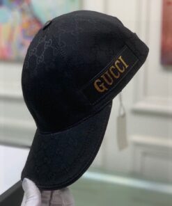 Gucci GG Baseball Hat Black GG Hat - Image 6