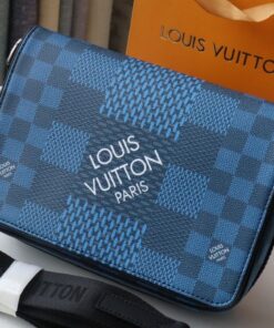 Alternative view of Louis Vuitton Studio Messenger Damier Graphite Blue For Men, Shoulder and Crossbody Bags 9.3in/25.3cm LV N50026