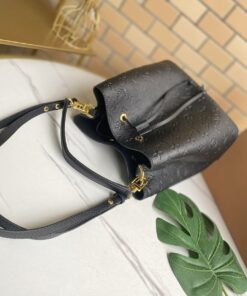 Louis Vuitton NeoNoe MM Bucket Bag Monogram Empreinte Black For Women 10.2in/26cm M45256 - Image 8