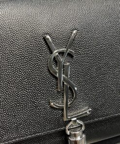 Saint Laurent Kate Medium Chain Bag Black With Tassel For Women 9.4in/24cm YSL 354119BOW0N1000 - Image 8