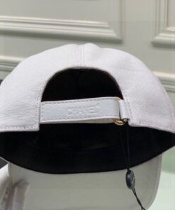 Chanel CC Embroided Cap White - Image 3
