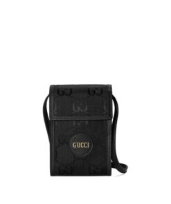 Gucci Off The Grid Mini Bag Black GG Made From ECONYL® For Men 7in/18cm GG 625599 H9HAN 1000