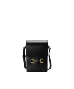Gucci Horsebit 1955 Mini Bag Black For Women And Men 6.7in/17cm GG 625615 0YK0G 1000