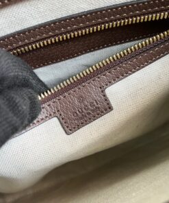 Gucci Jumbo GG Messenger Bag Camel And Ebony Jumbo GG Canvas For Women 9.6in/24.5cm GG 703468 92THF 1000 - Image 5