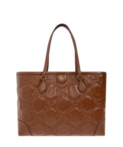 Gucci GG Medium Tote Brown For Women, 15in/38cm – GG 631685 UM8IG 2546