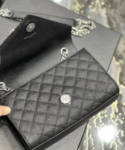 Saint Laurent Small Bag Black In Mix Matelasse For Women 8.2in/21cm YSL 600195BOW921000 - Image 8