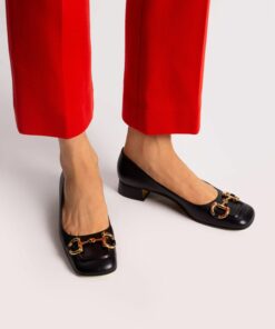 Gucci Ballet Flat with Horsebit Black for Women - Image 9