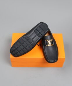 Louis Vuitton Monte Carlo Mocassin Loafers Black For Men - Image 7