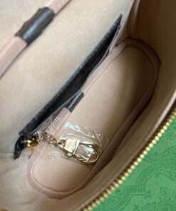 Gucci Ophidia Belt Bag With Web Beige/Ebony Soft GG Supreme Canvas 7.1in/18cm GG 699765 96IWG 8745 - Image 8