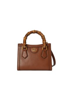 Gucci Diana Mini Tote Bag Brown For Women  8in/20cm GG 655661-17QDT-2582