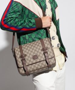 Alternative view of Gucci Messenger Bag Black For Men 28cm GG ‎658542 K9GSN 8358