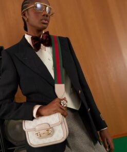 Alternative view of Gucci Horsebit 1955 GG Mini Bag Beige For Women 8.1in/21cm GG ‎‎658574 UULAG 9682