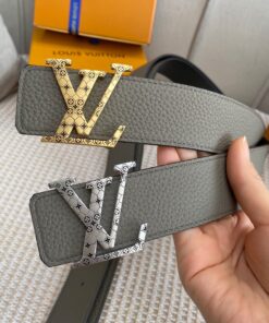 Louis Vuitton Iconic Reversible LV Belt Grey LV Women Belt - Image 13