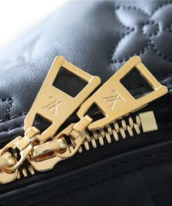 Louis Vuitton Alma BB Top Handle Bag 9.6in/ 24.5cm Black Gold Hardware For Women M59793 - Image 11