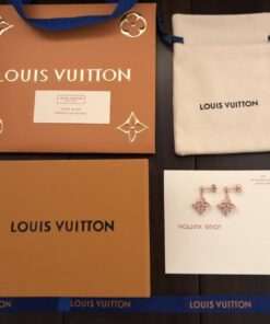 Louis Vuitton Color Blossom BB Star Earrings Rose Gold Hardware For Women - Image 3