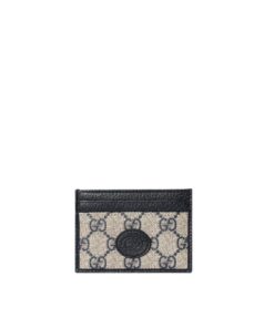 Gucci Card GG Case with Interlocking G Light Grey For Men 4in/10cm GG 673002 K9GSN 4075