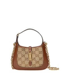 Gucci Jackie 1961 Mini GG Shoulder Bag Beige For Women, Women’s Bags 7.5in/19cm GG 675799 21HRG 2687