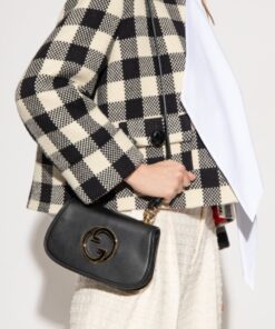 Alternative view of Gucci Blondie Mini Bag Black For Women, Women’s Bags 8.7in/22cm GG‎ ‎698643 UXXAG 1064