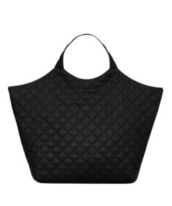 Saint Laurent Icare Maxi Shopping Bag Black For Women 16.9in/43cm 698651AAANG1000 - Image 4