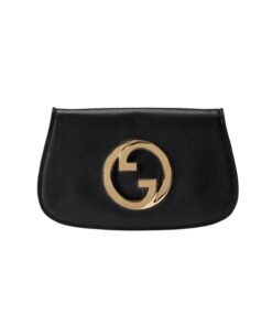 Gucci Blondie Shoulder Bag Black For Women, Women’s Bags 11in/28cm GG 699268 UXX0G 1000