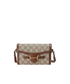 Gucci Horsebit 1955 Mini Bag Beige 7.1in/18cm GG 699296 92TCG 8563