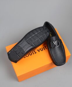 Louis Vuitton Monte Carlo Mocassin Loafers Black For Men - Image 8