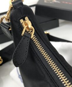 Prada Re-Edition 2005 Re-Nylon Bag Black For Women 8.6in/22cm 1BH204_R064_F0632_V_V9L - Image 10