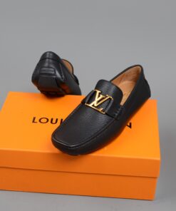 Louis Vuitton Monte Carlo Mocassin Loafers Black For Men - Image 10