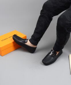 Louis Vuitton Monte Carlo Mocassin Loafers Black For Men - Image 7
