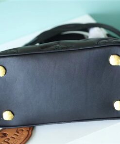 Louis Vuitton Alma BB Top Handle Bag 9.6in/ 24.5cm Black Gold Hardware For Women M59793 - Image 12
