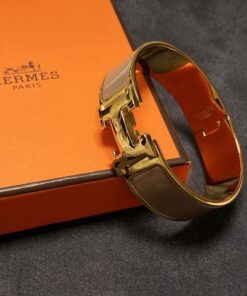 Hermes Clic H Bracelet Gold Hardware For Women - Image 5