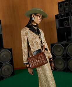 Alternative view of Gucci GG Matelassé Small Bag Brown For Women 10.2in/26cm GG‎ 702200 UM8HG 2595
