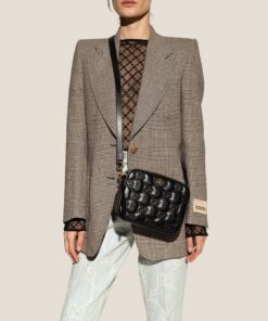 Alternative view of Gucci Matelasse Shoulder Bag Black For Women, Women’s Bags 8.5in/22cm GG 702234 UM8HG 1046