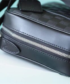 Louis Vuitton Sirius Messenger Damier Infini Onyx For Men, Men’s Bags, Shoulder And Crossbody Bags 10.6in/27cm LV N45286 - Image 6