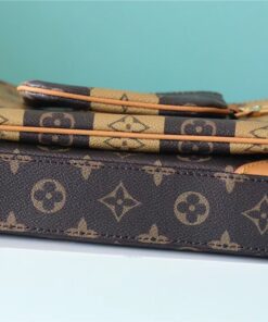 Louis Vuitton Trio Messenger Monogram Stripes Brown For Men, Men’s Bags, Shoulder And Crossbody Bags 9.8in/25cm LV M45965 - Image 8
