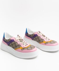 Gucci Women’s GG Sneakers Beige For Women 726850 FABAW 9785 - Image 4