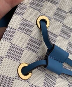 Louis Vuitton NeoNoe MM Bucket Bag Damier Azur Canvas Bleuet Blue For Women, Shoulder And Crossbody Bags, 10.2in/26cm – N40153 - Image 7