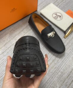Hermes Irving Loafer Black For Men - Image 8