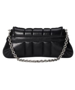 Gucci Horsebit Chain Small Shoulder Black Bag For Women 764339 AACU1 1000- 10.6 Inches/ 26.9 Cm - Image 3