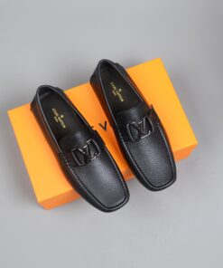 Louis Vuitton Monte Carlo Mocassin Loafers Black For Men - Image 10