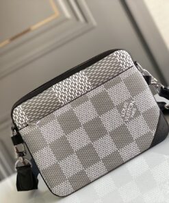 Louis Vuitton Trio Messenger Damier Graphite Plaster For Men, Men’s Bags, Shoulder And Crossbody Bags 9.8in/ 25cm LV